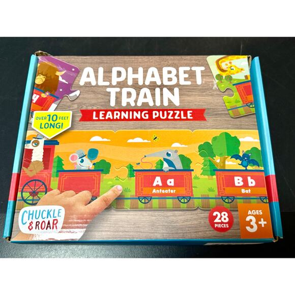 Chuckle & Roar Alphabet Train Learning Puzzle
Complete letters over 10 feet long - Picture 1 of 3